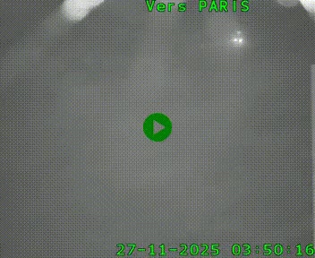 Caméra routière sur l'autoroute A20 à Saint-Hilaire-Bonneval, au sud de Limoges. Vue orientée vers Paris