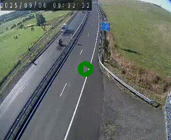 Caméra autoroute A75 à hauteur du col de la Fageole en direction de Clermont-Ferrand