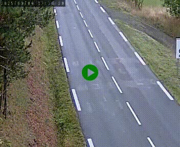 Caméra routière France - N102, au niveau du col de Montmirat à Saint-Etienne-du-Valdonnez à 1039 mètres d'altitude