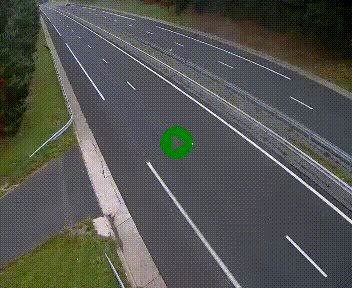 Caméra autoroute A75 à hauteur du col des Issartets en direction de Montpellier