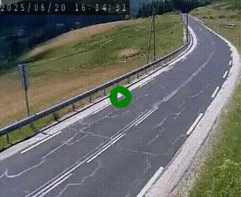 Webcam routière au niveau du col de la Chavade en Ardèche, sur la N102 à 1266 mètres d'altitude