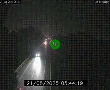 Webcam sur le périphérique de Rennes (N136) à hauteur du quartier Bréquigny, au sud de la ville