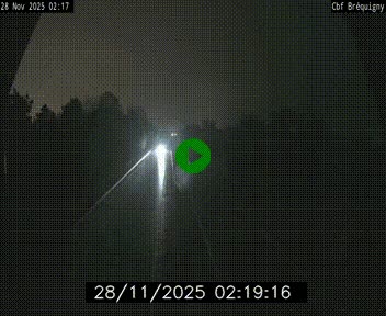 Webcam sur le périphérique de Rennes (N136) à hauteur du quartier Bréquigny, au sud de la ville