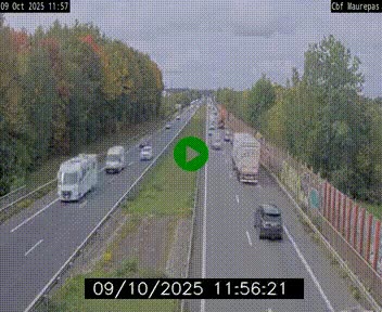 Webcam sur le périphérique de Rennes (N136) à hauteur de Maurepas, au nord de la ville