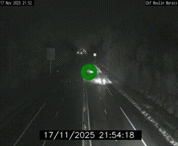 Webcam sur le périphérique de Nantes (N844) entre la Porte de Saint-Luce et la Porte d'Anjou, à l'est de la ville