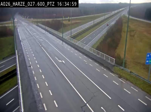 Caméra autoroute Belgique - Sougné-Remouchamps,E25 direction Luxembourg
