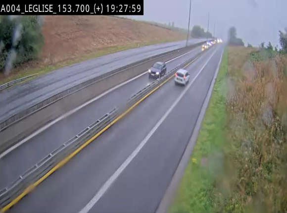 Webcam autoroute E411 à hauteur de Léglise, en direction de Luxembourg