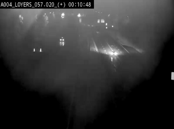 Webcam dans la montée de Loyers sur l'E411, après le viaduc de Beez en venant de Namur et en direction du Luxembourg