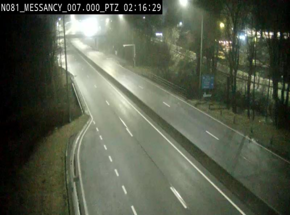 Webcam sur la N81 (E411) à hauteur du Cora Messancy. Vue orientée vers Arlon