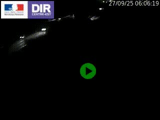 Webcam traffic à Grenoble-sud sur l'autoroute A480. Vue orientée vers l'entrée et la sortie de Grenoble