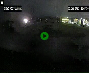 Webcam en périphérie de Chartres sur la N123, à hauteur de Luisant. Vue orientée vers Chartres