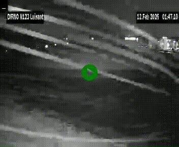 Webcam en périphérie de Chartres sur la N123, à hauteur de Luisant. Vue orientée vers Chartres