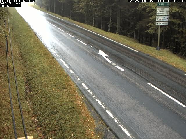 Caméra du Collet sur la route de Colmar (D417)