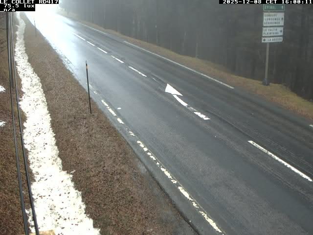 Caméra du Collet sur la route de Colmar (D417)