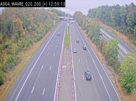 Webcam @ Wavre-sud KP 19.6, A4/E411