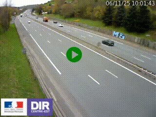 Webcam routière à Saint-Etienne-Terrenoire sur la RN88 avant la jonction entre l'A72 et le Boulevard Périphérique de Saint-Etienne