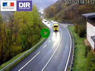 Caméra trafic sur la N90 à Bourg-Saint-Maurice, en provenance d'Aoste et en direction d'Albertville