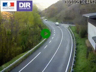 Caméra trafic sur la N90 à Bourg-Saint-Maurice, en provenance d'Aoste et en direction d'Albertville