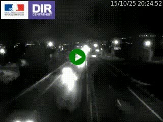 Caméra autoroute à Saint-Etienne (Les Littes) à hauteur du Ikea Saint-Etienne sur l'A72 en direction de Roanne