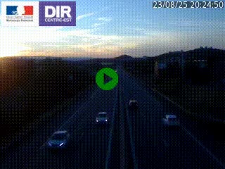 Caméra autoroute à Saint-Etienne (Les Littes) à hauteur du Ikea Saint-Etienne sur l'A72 en direction de Roanne