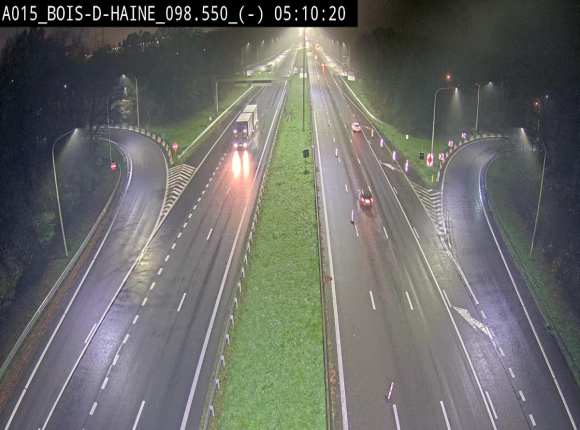 Webcam autoroute Belgique - Bois d'Haine - E42 - BK 98.6