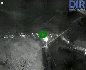 Webcam au début de l'A84 sur le périphérique Ouest de Caen (N814) à hauteur de la sortie 9, Porte de Bretagne