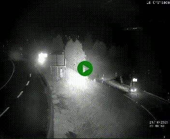 Webcam au carrefour de la croisade, à la jonction entre la N22 et la N320, avant le poste de douane franco-andorrane. Webcam à 1790 mètres d'altitude