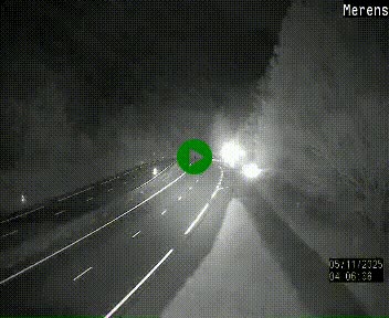 Webcam Ax-les-Thermes sur N20, en direction d'Andorre