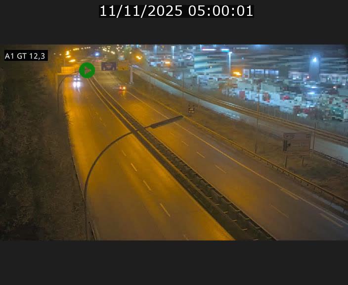 Traffic live webcam Luxembourg Senningerberg - A1 direction Allemagne - BK 12.3