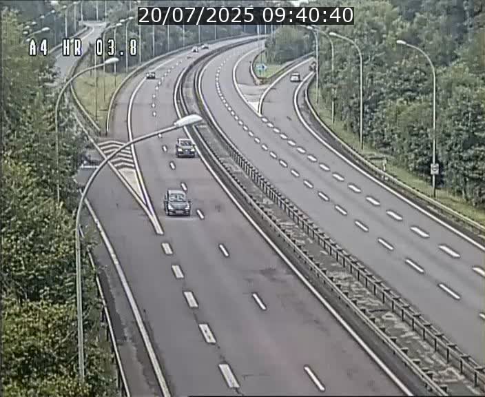 Webcam traffic A4 Luxembourg - BK 3.8 - Leudelange (direction Esch sur Alzette)
