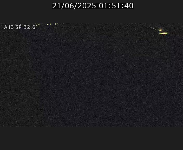 Webcam info trafic A13 à hauteur de Mondorf-les-bains. Vue orientée vers Altwies