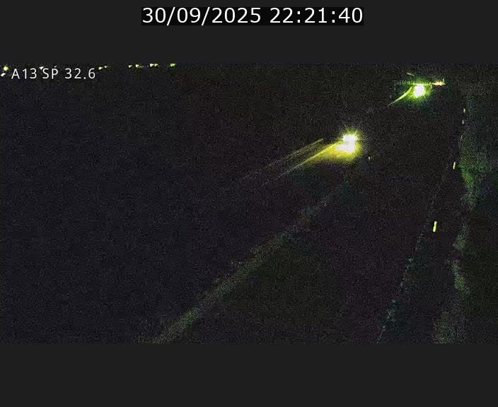 Webcam info trafic A13 à hauteur de Mondorf-les-bains. Vue orientée vers Altwies