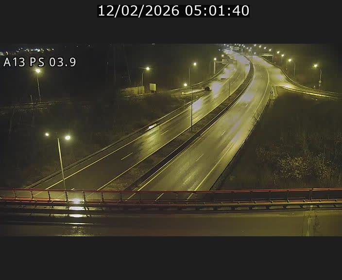 Traffic live webcam Luxembourg Differdange - A13 direction Esch-sur-Alzette - BK 3.9