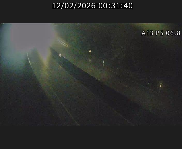 Traffic live webcam Luxembourg Ehlerange - A13 direction Esch-sur-Alzette - BK 6.8