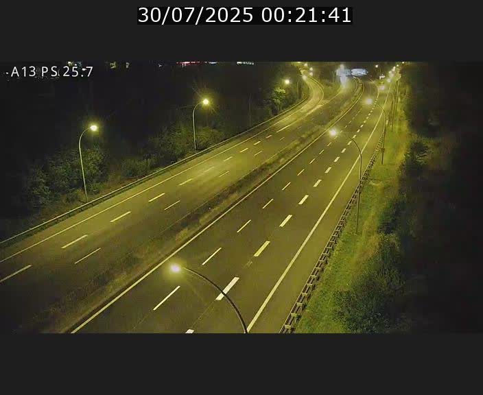 Traffic live webcam Luxembourg Frisange - A13 direction Allemagne - BK 26