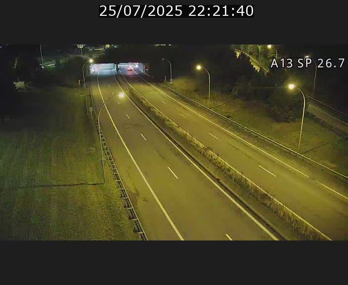 Traffic live webcam Luxembourg Frisange - A13 direction Luxembourg-ville - BK 26.7