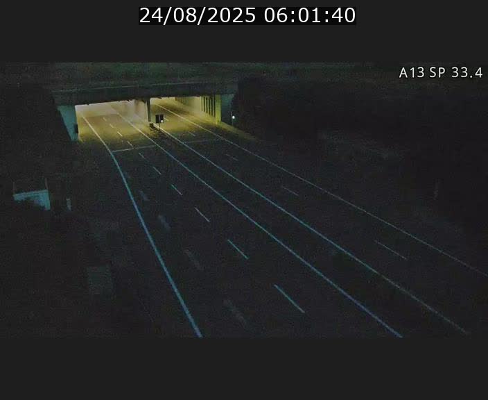 Webcam trafic sur A13 à hauteur d'Altwies en direction de Mondorf-les-bains et en provenance de l'Allemagne