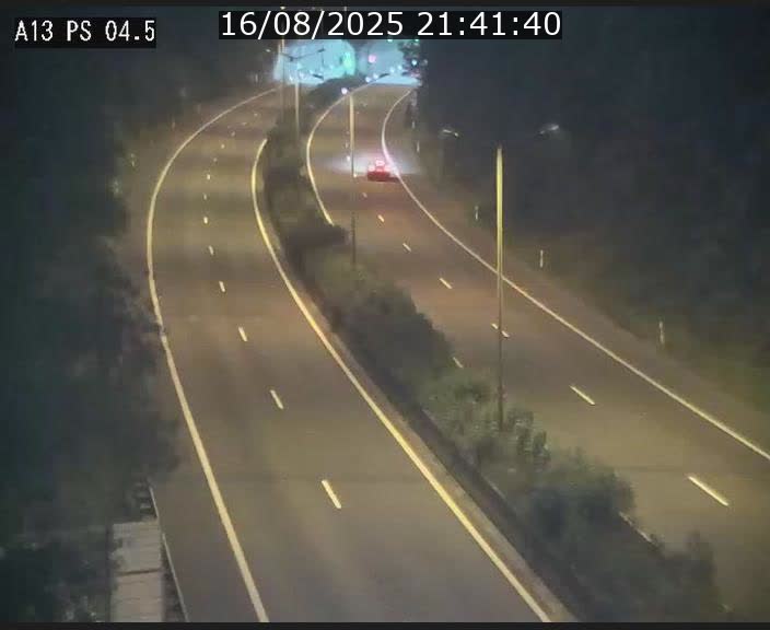 Traffic live webcam Luxembourg Differdange - A13 direction Esch-sur-Alzette - BK 4.5