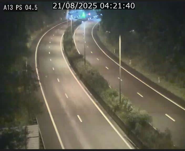 Traffic live webcam Luxembourg Differdange - A13 direction Esch-sur-Alzette - BK 4.5