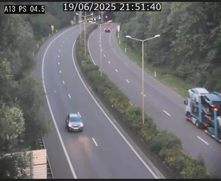 Traffic live webcam Luxembourg Differdange - A13 direction Esch-sur-Alzette - BK 4.5