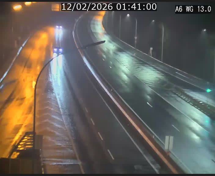 Traffic live webcam Luxembourg Mamer - A6 - BK 13 - direction Luxembourg/France/Allemagne