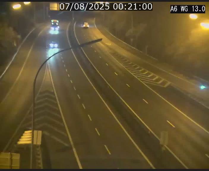 Traffic live webcam Luxembourg Mamer - A6 - BK 13 - direction Luxembourg/France/Allemagne