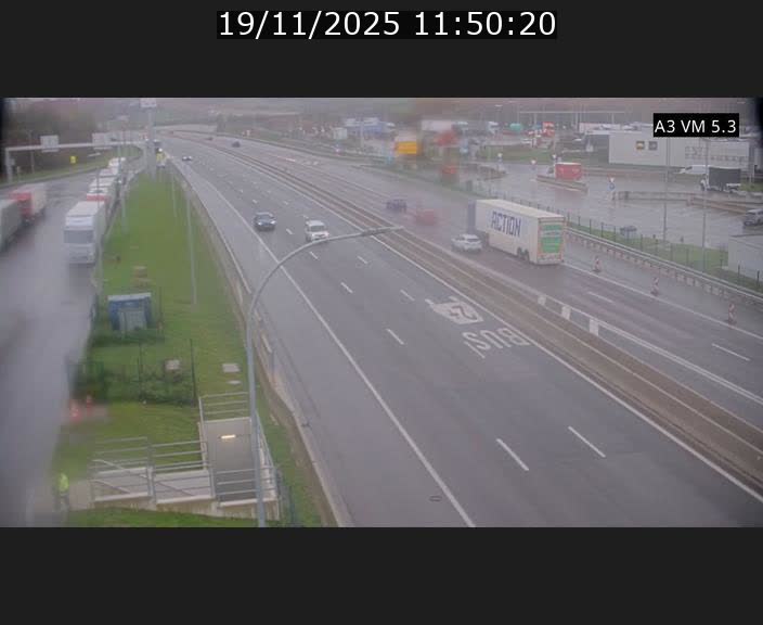 Traffic live webcam Luxembourg Aire de Berchem - A3 - BK 5 - direction France