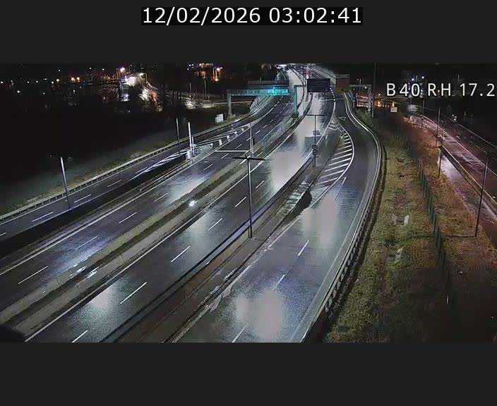 Webcam sur le contournement d'Esch Belval à hauteur de la sortie Université de Luxembourg. Vue orientée vers Luxembourg