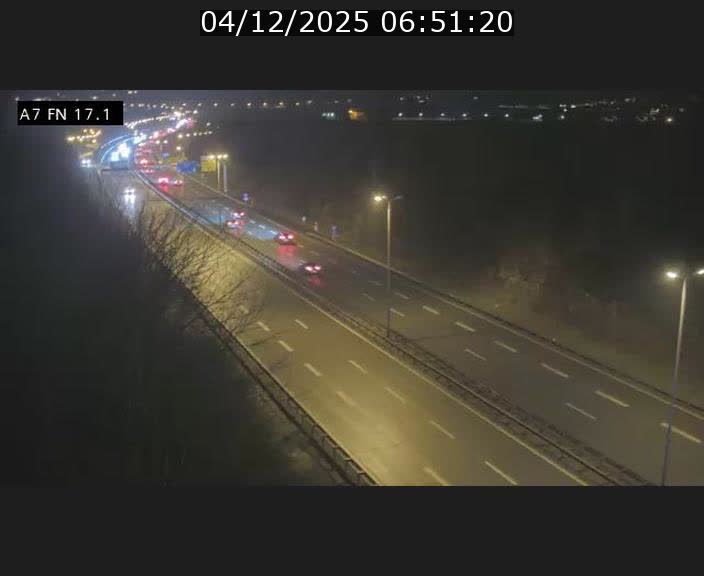 Caméra trafic Luxembourg - A7, Merscherbierg direction Mersch