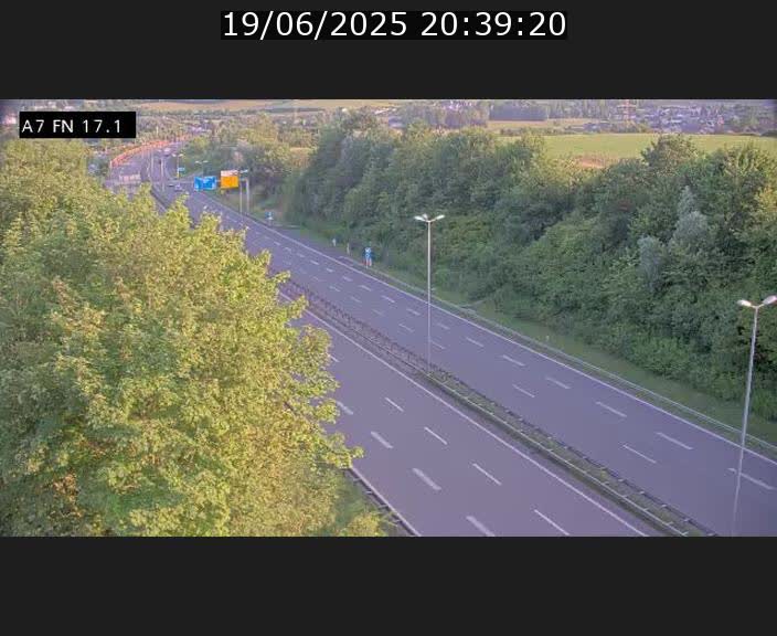 Caméra trafic Luxembourg - A7, Merscherbierg direction Mersch