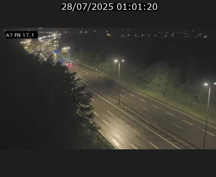 Caméra trafic Luxembourg - A7, Merscherbierg direction Mersch