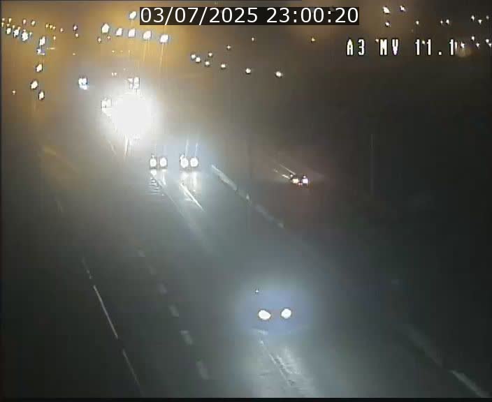 Traffic live webcam Luxembourg Croix de Bettembourg A3 - BK 11.1 - direction Luxembourg-ville