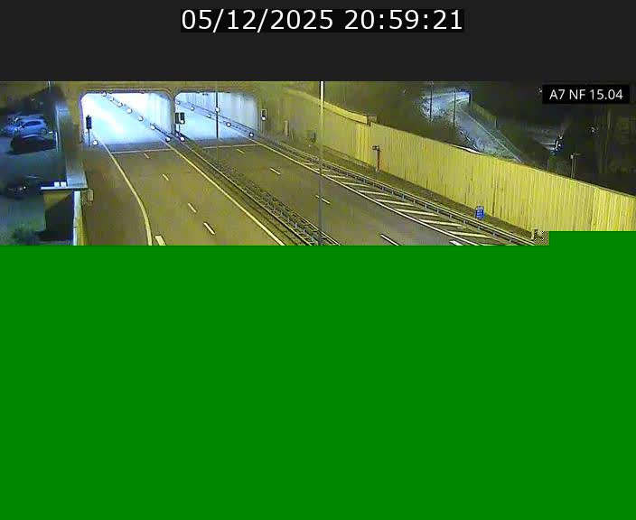 Caméra trafic Luxembourg - A7, Tunnel Mersch, entrée sud, direction Ettelbruck
