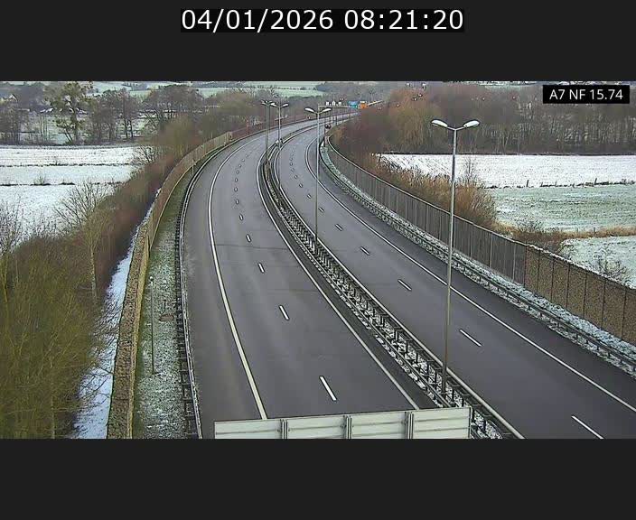 Caméra trafic Luxembourg - A7, Tunnel Mersch, entrée nord, direction Lorentzweiler
